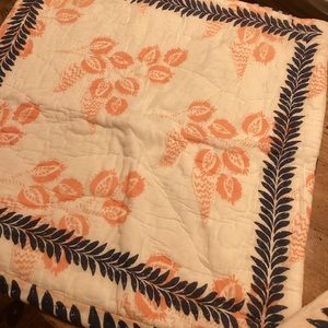 Anthropologie Euro sham set of 3